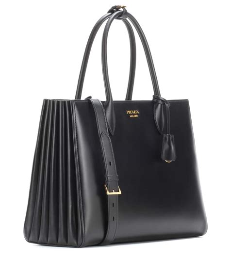 bibliothec prada|Bibliothèque leather tote Prada Black in Leather .